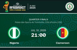 AfroBasket 2025: D’Tigress Set For Quarter-Final Clash Against Cameroon Tonight