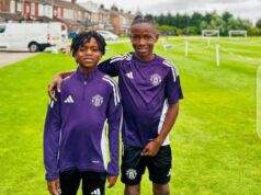Three Nigerian Kids Make Waves At Manchester United U7 As “Oket Bros” Fly the Flag Proudly