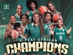 D’Tigress Crowned AfroBasket Champions Fifth Time in a Row