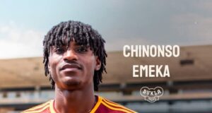 Nigerian Powerhouse Chinonso Emeka Seals Move to Dukla Prague — Czech First League’s New No. 9 Arrives with Grit and Goal-Making Promise