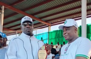 Closing Ceremony of Borno State Division One League, Yobe Desert Stars Football Club Chairman Mohammed Alkali Achama Sarkiyo Honoured.
