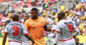 Super Eagles Goalkeeper Stanley Nwabali Commands Spotlight with Stellar Display in Chippa United’s Draw Against Sundowns