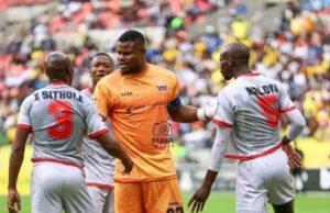 Super Eagles Goalkeeper Stanley Nwabali Commands Spotlight with Stellar Display in Chippa United’s Draw Against Sundowns