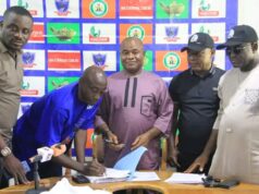 Lobi Stars Football Club Officially Unveiled Coach Abubakar Bala for NPFL Return
