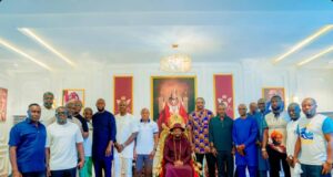 Ikpeba Hails Olu Of Warri Over Football Initiatives
