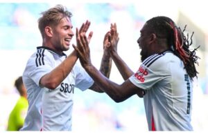 EPL: Iwobi Assist Salvages Point for Fulham, Ends Manchester United’s Winning Streak at Craven Cottage