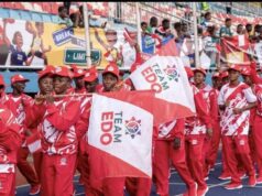 Team Edo Shine as 2025 National Youth Games Opens with Favour Cornelius Securing 3 Gold Medals
