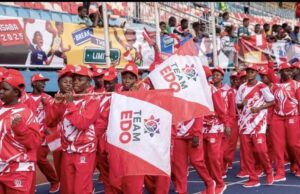 Team Edo Shine as 2025 National Youth Games Opens with Favour Cornelius Securing 3 Gold Medals