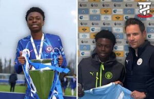 Nigerian Wonderkid Adesina Jeremiah Joins Manchester City U15 from Chelsea