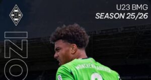 Nigeria’s Justin Adozi makes Borussia Mönchengladbach II debut in Regionalliga clash