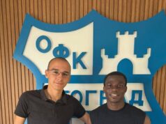 Collins Edwin SC Celebrates as Azubuike Enemosa Joins Serbian Club OFK Beograd