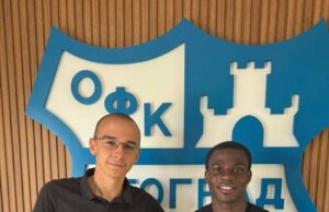 Collins Edwin SC Celebrates as Azubuike Enemosa Joins Serbian Club OFK Beograd