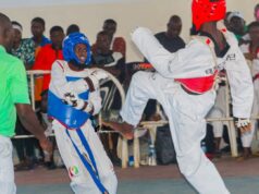 Nasarawa’s Emmanuel Joseph Falls Short in Taekwondo Match Against Enugu’s Temple Okwudili at 9th National Youth Games