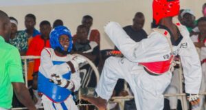 Nasarawa’s Emmanuel Joseph Falls Short in Taekwondo Match Against Enugu’s Temple Okwudili at 9th National Youth Games
