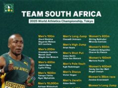 Tokyo 2025: Two Nigerians Headline South Africa’s 49-Athlete Squad for World Athletics Championships