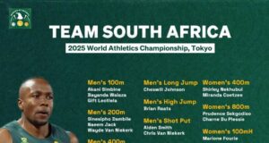 Tokyo 2025: Two Nigerians Headline South Africa’s 49-Athlete Squad for World Athletics Championships