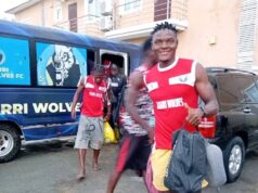 NPFL: Warri Wolves Celebrate Safe Arrival in Maiduguri After 24-Hour Road Ordeal