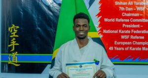 Ramadhani Khamis Nassoro To Represent Tanzania At World Karate Championships in Hungary
