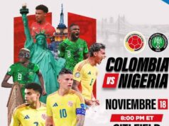 Super Eagles to Face Colombia In High-Profile Friendly At Citi Field