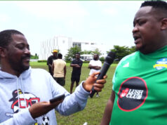 Cubana Chief Priest Celebrates Team Lush Victory at Island All Stars Above-45 Football Tournament