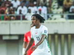 Benjamin Frederick Impresses with Composed Display for Super Eagles