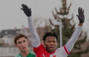 Breaking: Nigerian Starlet Chinedu Isaiah Joins Slavia Praha U19 Squad for UEFA Youth League Clash Against Atalanta