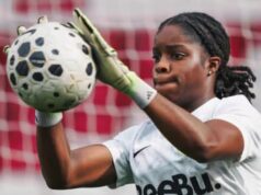 Former Nigeria U17 Goalkeeper Comfort Erhahor Impresses for Portsmouth Women in League Cup Clash