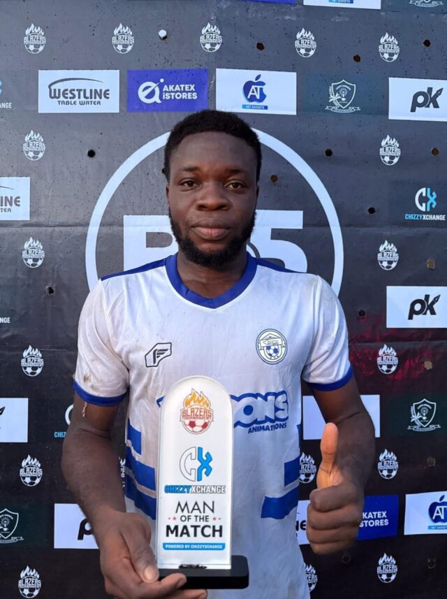 “This Win Means Everything” – Edidiong John Fires Vtoons FC to Historic Victory as 2025 Blazers Tournament Kicks Off in Style