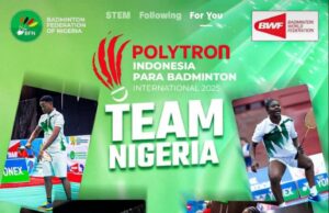 Eniola Bolaji, Nnanna Jeremiah in Indonesia For Para Badminton International 2025