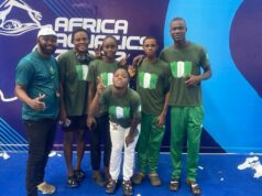 Nigeria’s Juniors Sparkle with Double Gold in Evening Session at Africa Zone 2 Swimming Championship