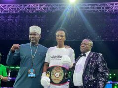 Boxing Grand Prix Sensation Yusuf Adeniji Wins WBA Africa Super Welterweight Title After Apiah DQ
