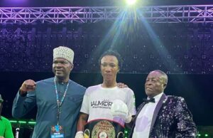 Boxing Grand Prix Sensation Yusuf Adeniji Wins WBA Africa Super Welterweight Title After Apiah DQ