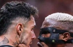 Osimhen Grabs Emirhan’s Throat! — Tensions Explode In Galatasaray vs Beşiktaş As 1-1 Derby Boils Over