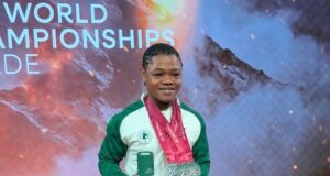 Lawal Folashade Wins Three Medals at IWF World Championships in Norway