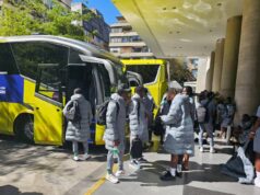 Just-In: Nigeria’s Flying Eagles Land in Santiago for U-20 World Cup Clash With Argentina