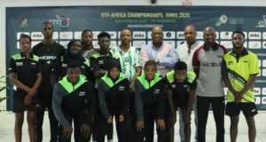 Gara-Gombe Boosts Team Nigeria’s Morale at ITTF-Africa Championships with Generous Gesture in Tunis