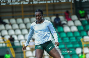 Michelle Alozie Receives Touching Good Luck Gift From 9-Year-Old Fan Dẹ́síre Ahead of Super Falcons’ Benin Republic Clash