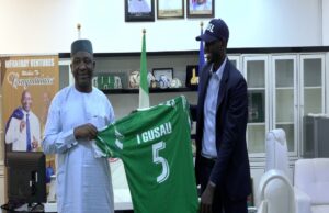 Nigerian Beach Soccer League Leadership Visits NFF President Ahead of Abuja Super Finals
