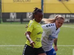 Oluwadamilola Ronke Kuku Impresses as FC Gintra Edge Nordsjælland in UEFA Europa Women’s League Cup Qualifier