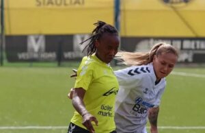 Oluwadamilola Ronke Kuku Impresses as FC Gintra Edge Nordsjælland in UEFA Europa Women’s League Cup Qualifier