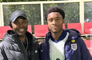 “A Proud Father Moment” – 17-Year-Old Chizzy Ezenwata Shines For England U18 As Dad Watches On At St. George’s Park
