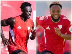 Akor Adams, Ejuke’s Sevilla FC Suffered Back To Back Defeat In Laliga