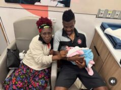 Double Delight For Nigeria’s Peter Onyekachi As He Welcomes New Baby, Mother Visits In Israel