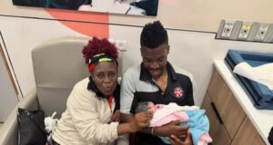 Double Delight For Nigeria’s Peter Onyekachi As He Welcomes New Baby, Mother Visits In Israel