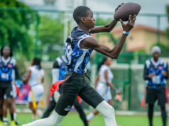 “From Missed Goals To Flying Flags!” — Lagos Raptors’ Teen Quarterback Oluwalanu Taiwo Explains Why He Dumped Soccer For Flag Football Glory
