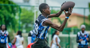 “From Missed Goals To Flying Flags!” — Lagos Raptors’ Teen Quarterback Oluwalanu Taiwo Explains Why He Dumped Soccer For Flag Football Glory
