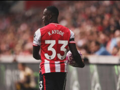 Italy-Born Nigerian Star Michael Kayode Stuns Liverpool As His Long Throw Sparks Brentford’s Opening Goal In Man Of The Match Performance