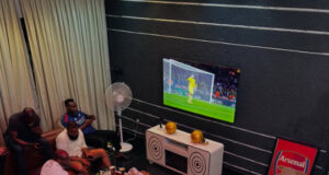 M.I Abaga Hosts Friends For An Exclusive Viewing Of The Arsenal Vs Atlético Madrid Match, Deepening The Chivas x Arsenal Partnership