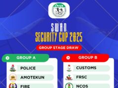 Police Machines Draw The defenders At The 2025 Ogun SWAN Security Cup