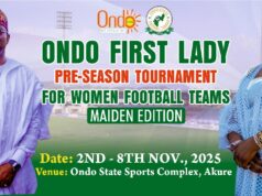 Teams Arrive Ondo For First Lady’s Pre-Season Women’s Football Tournament
